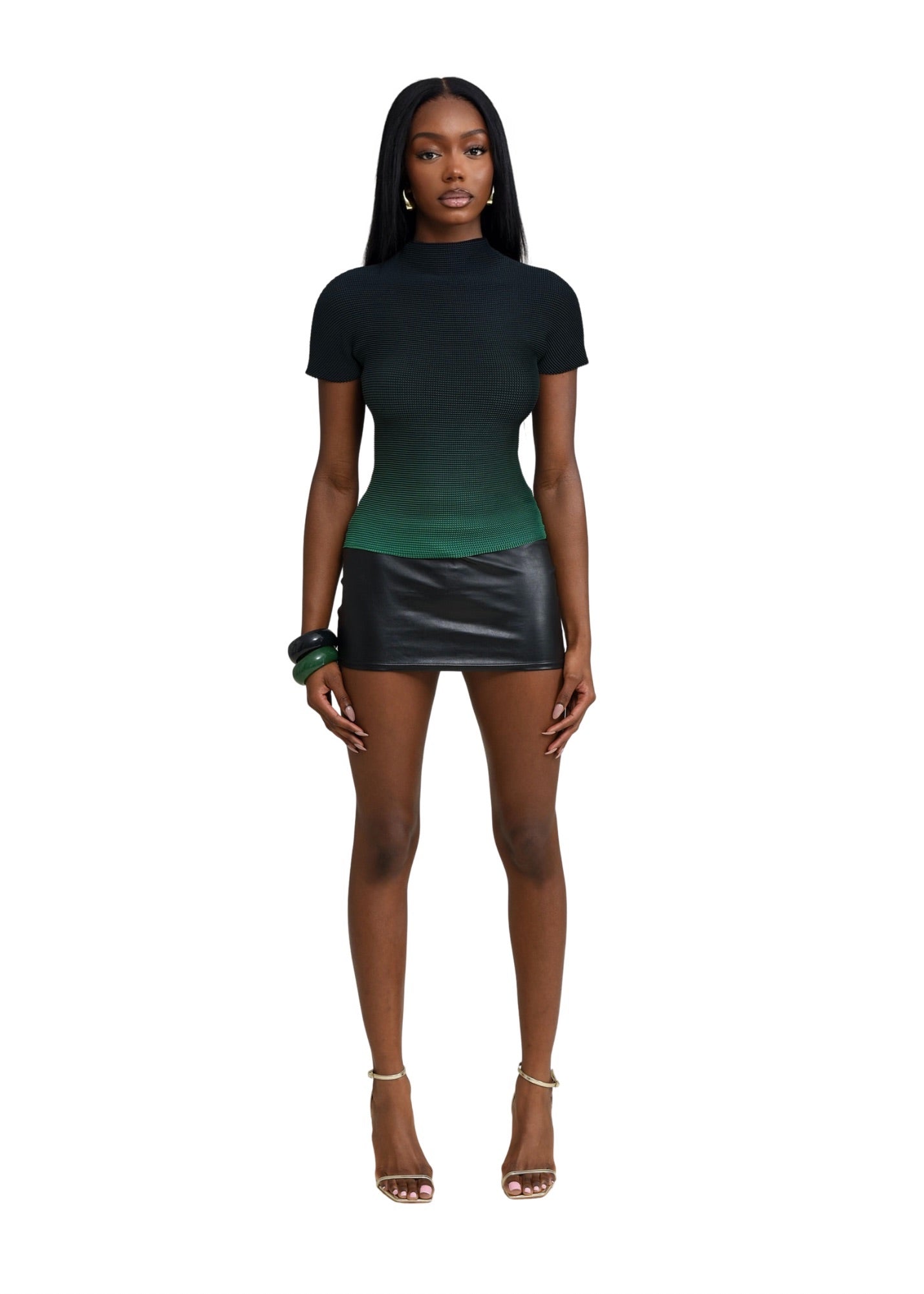 Black widow long-sleeved top