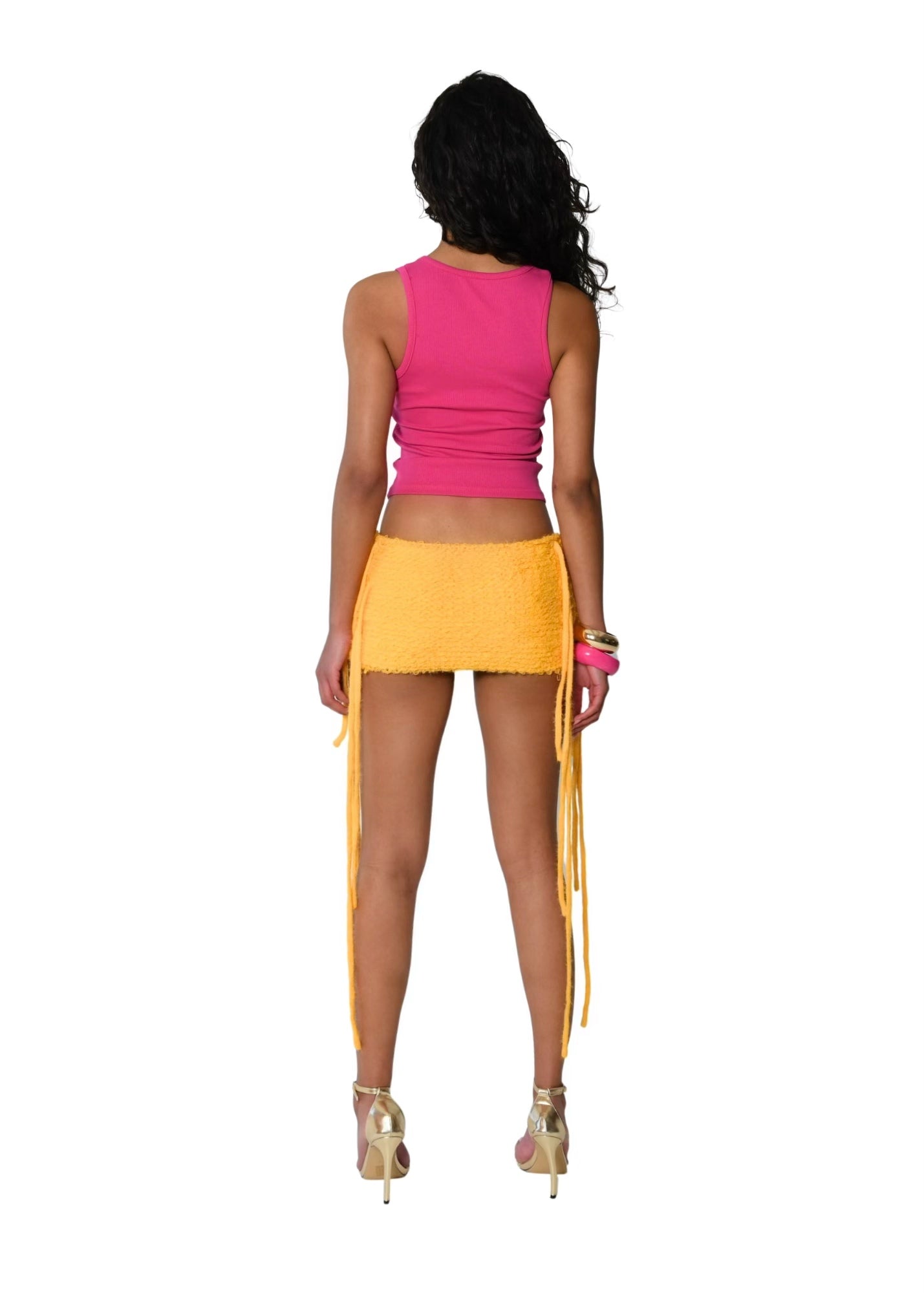 Orange marigold skirt