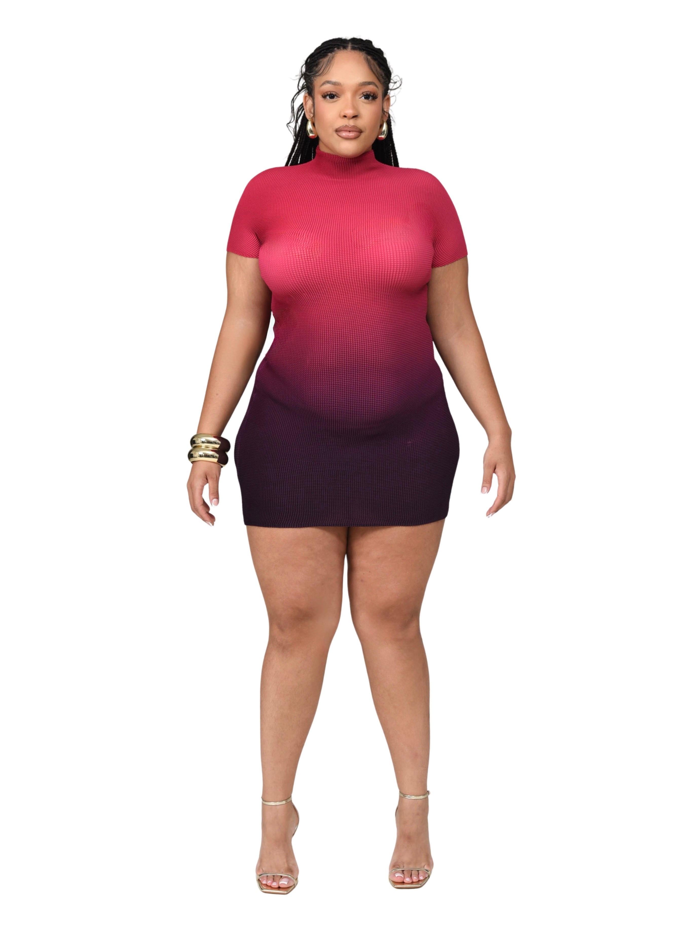 Golden glow dress