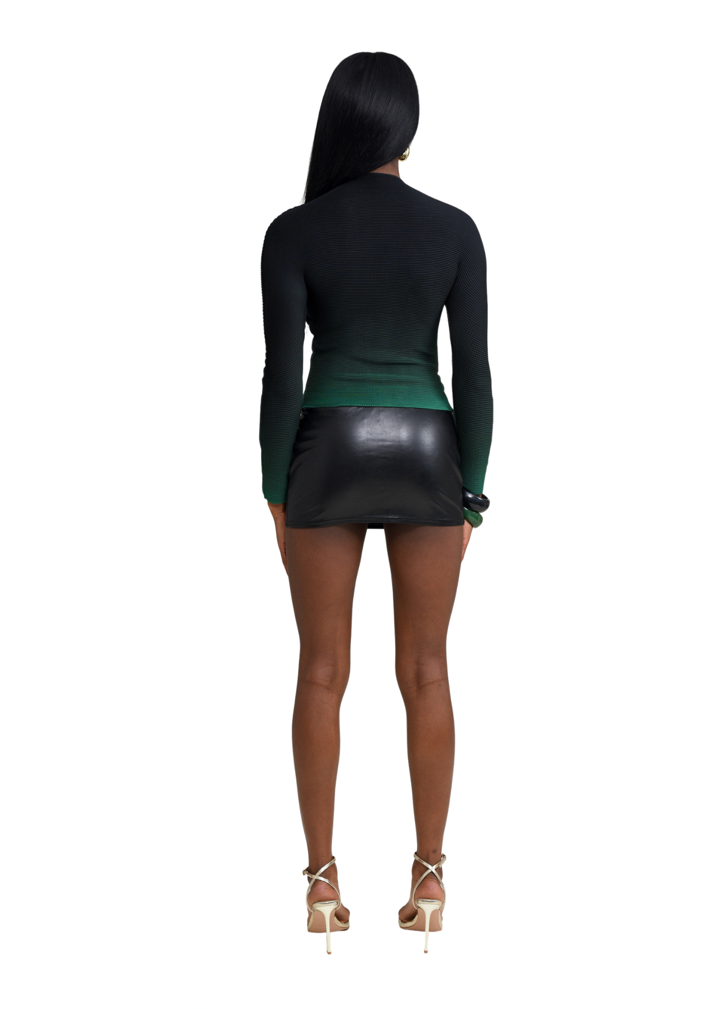 Black widow long-sleeved top