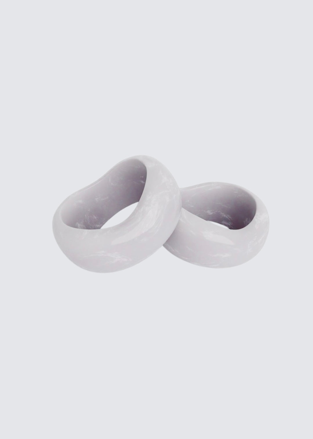 White kaia bangle