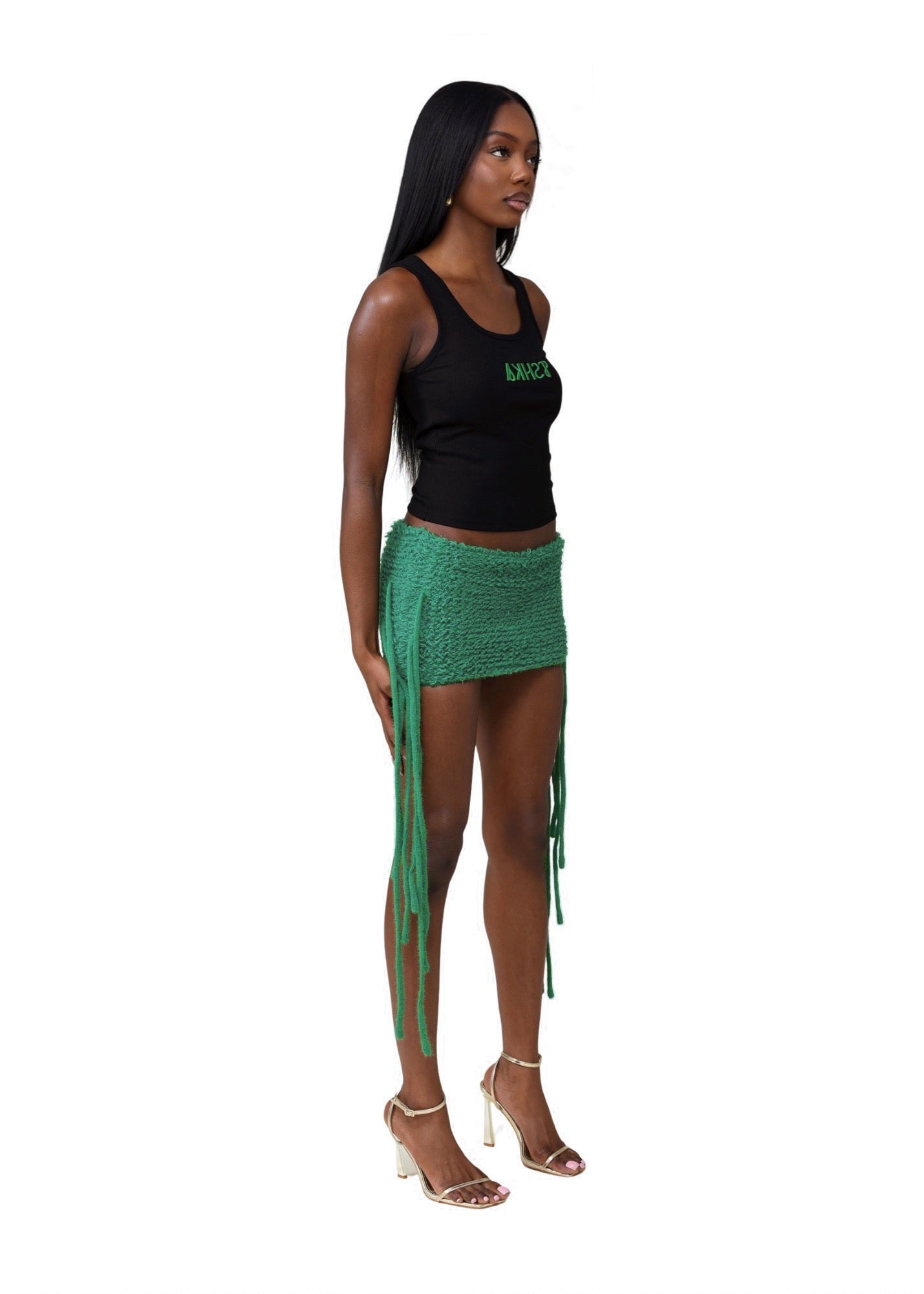 Black & green original vest