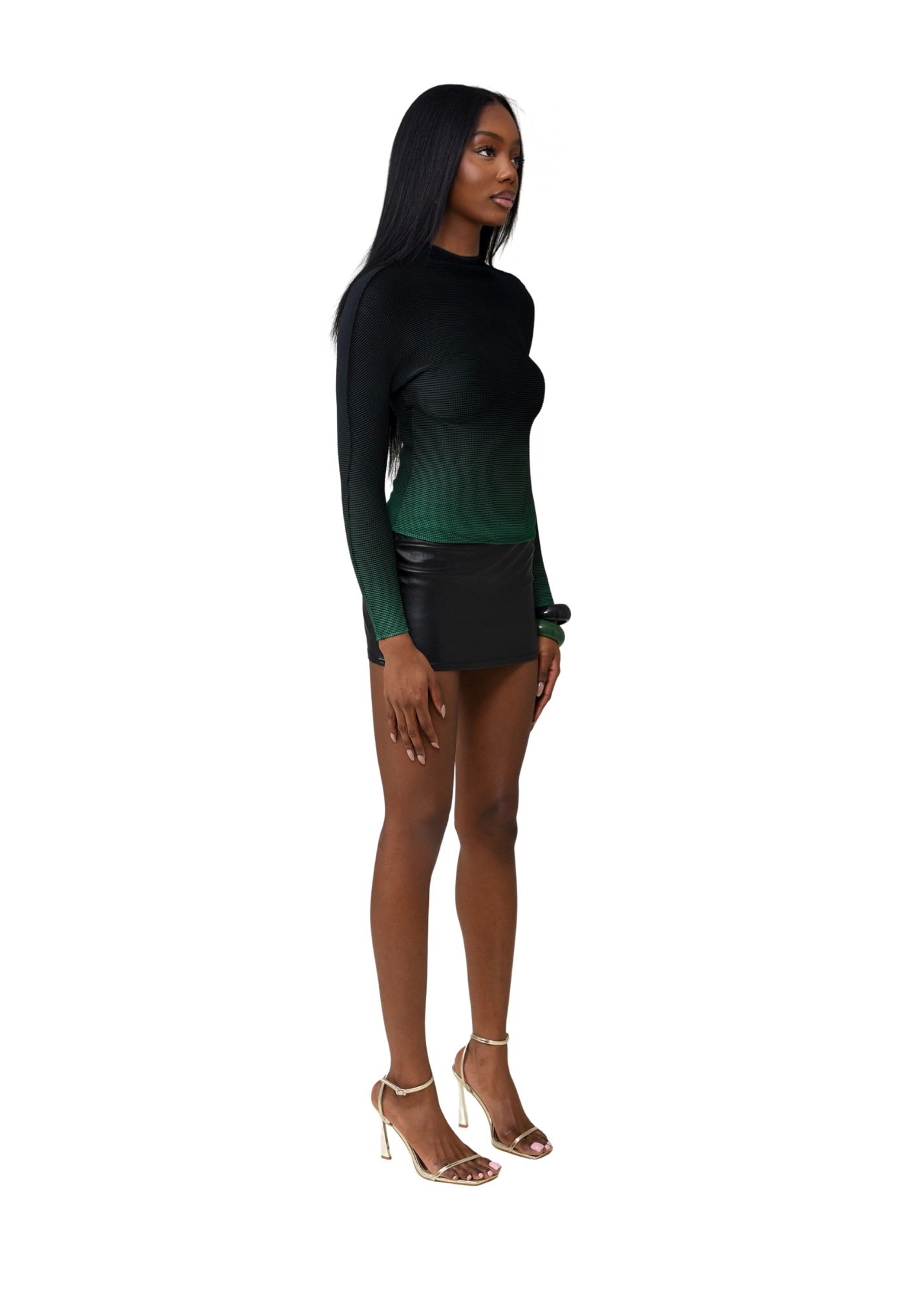 Black widow long-sleeved top