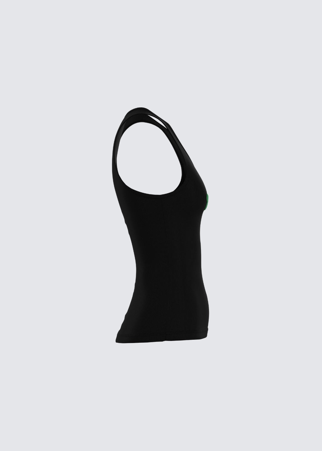 Black & green original vest