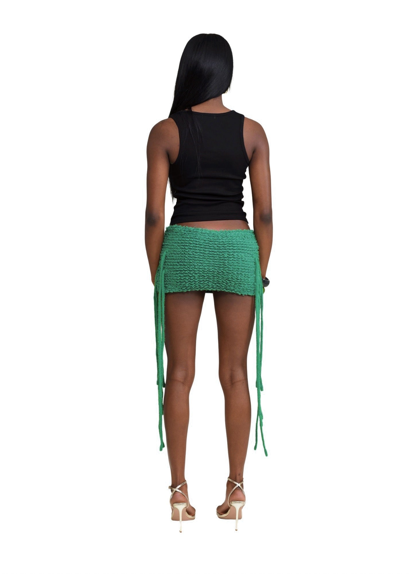 Black & green original vest