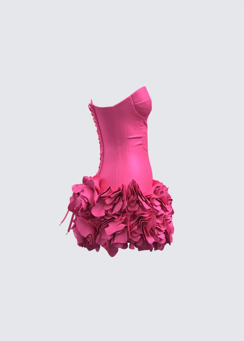 Red rosa dress