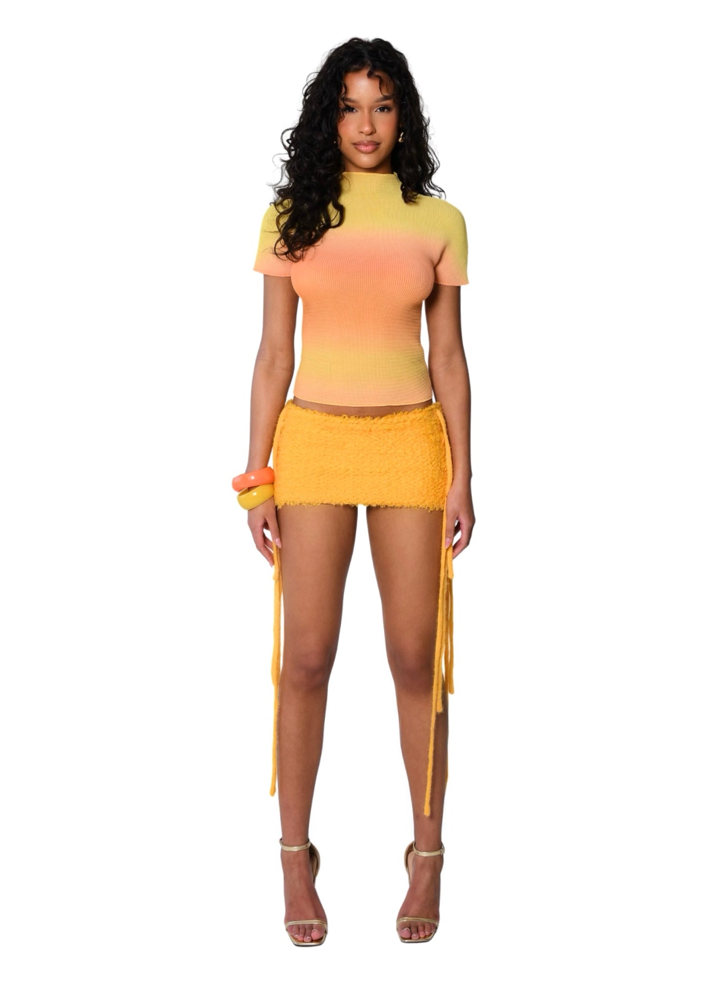 Pinkk marigold skirt