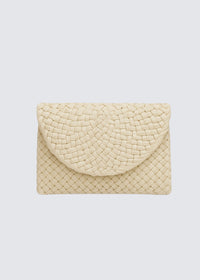 Beige isla clutch