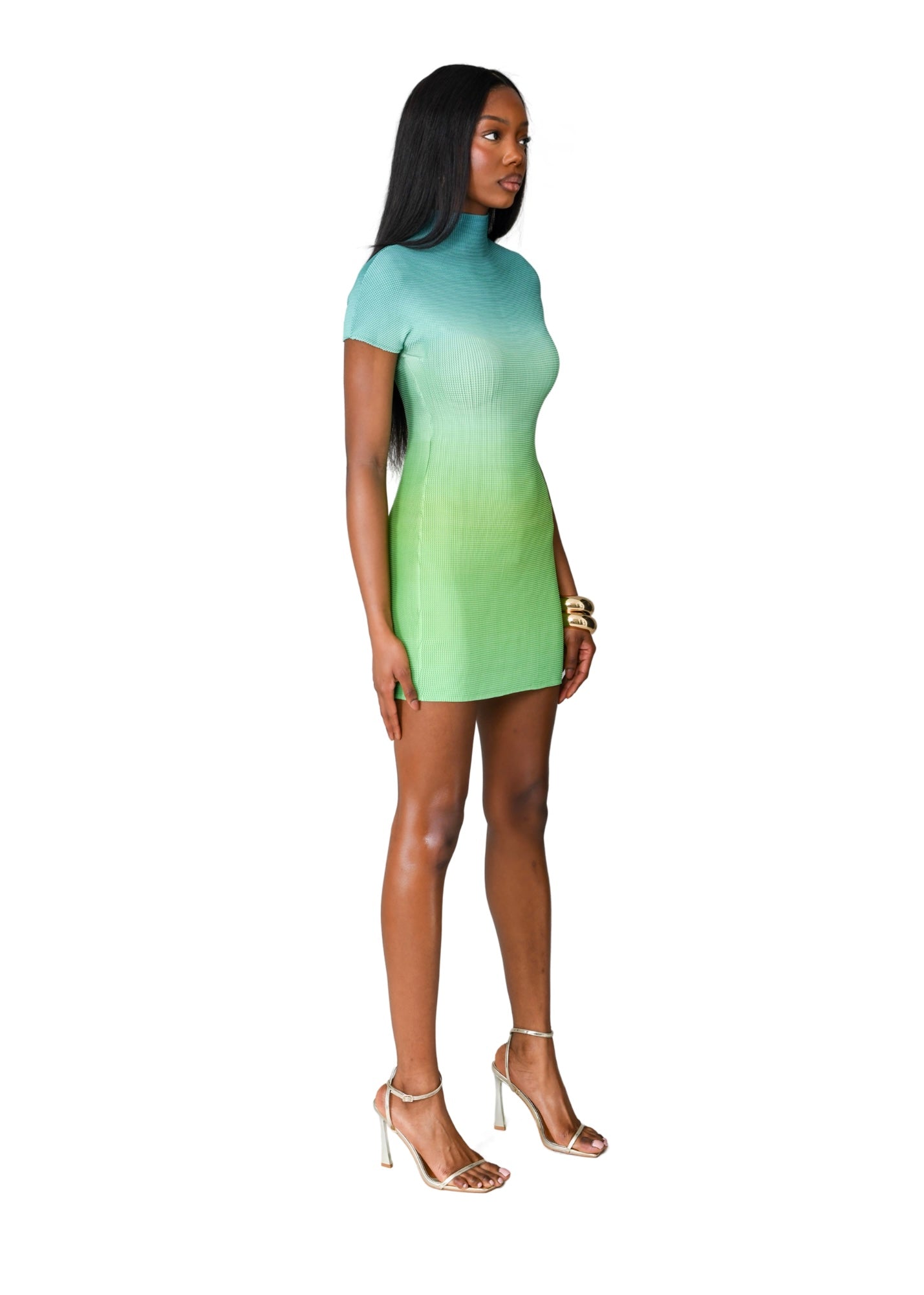 Golden glow dress