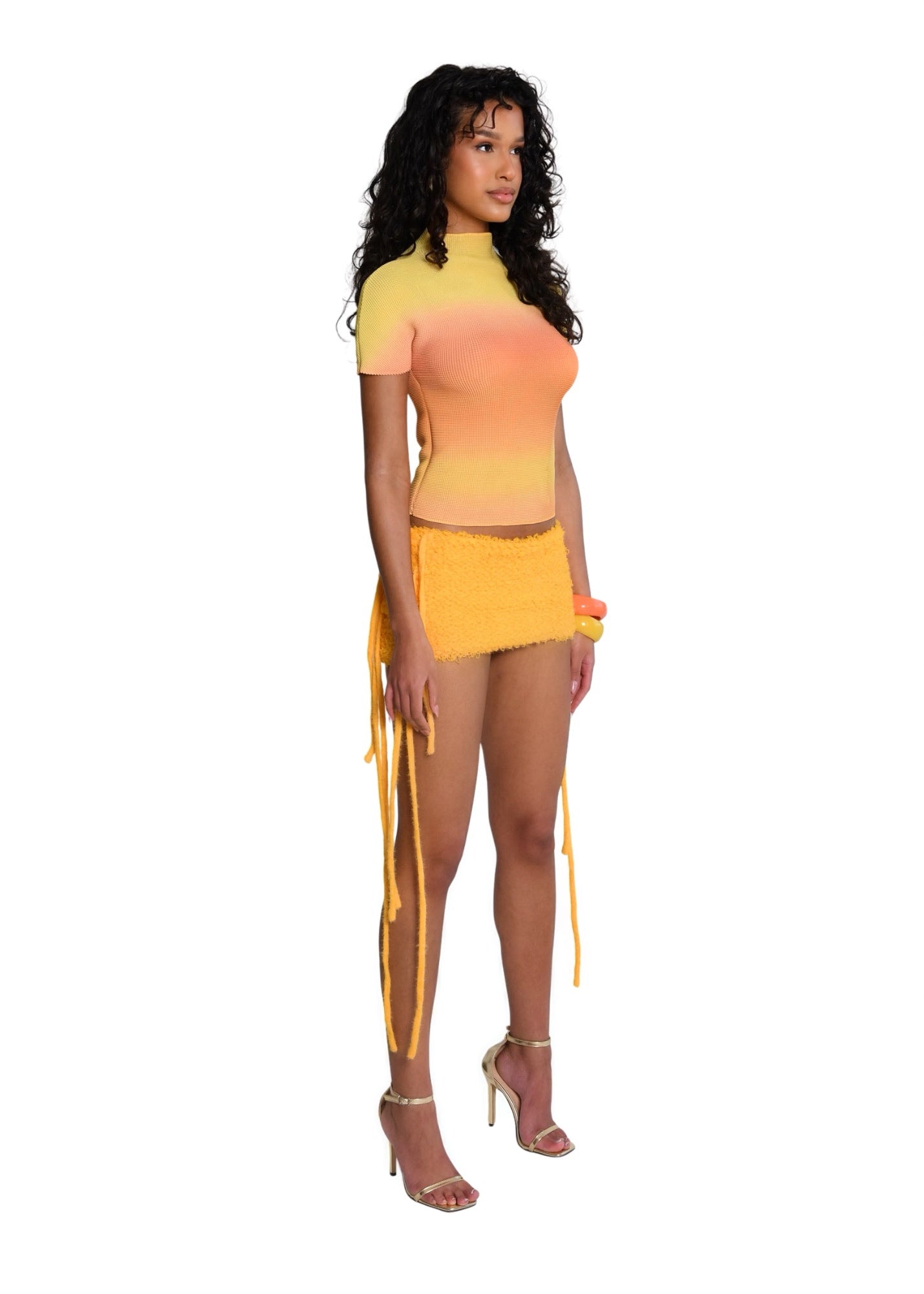 Pinkk marigold skirt