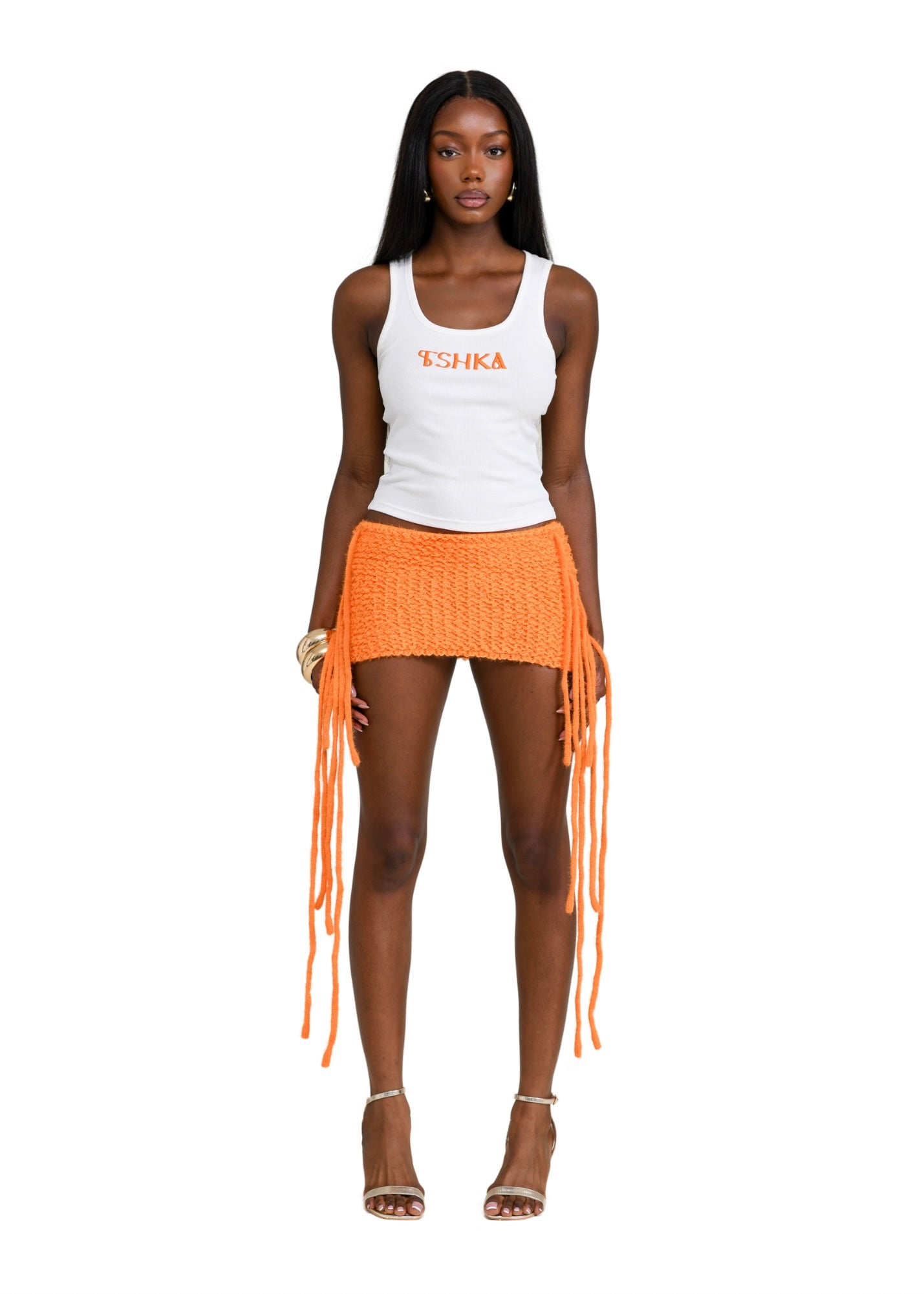 Orange marigold skirt