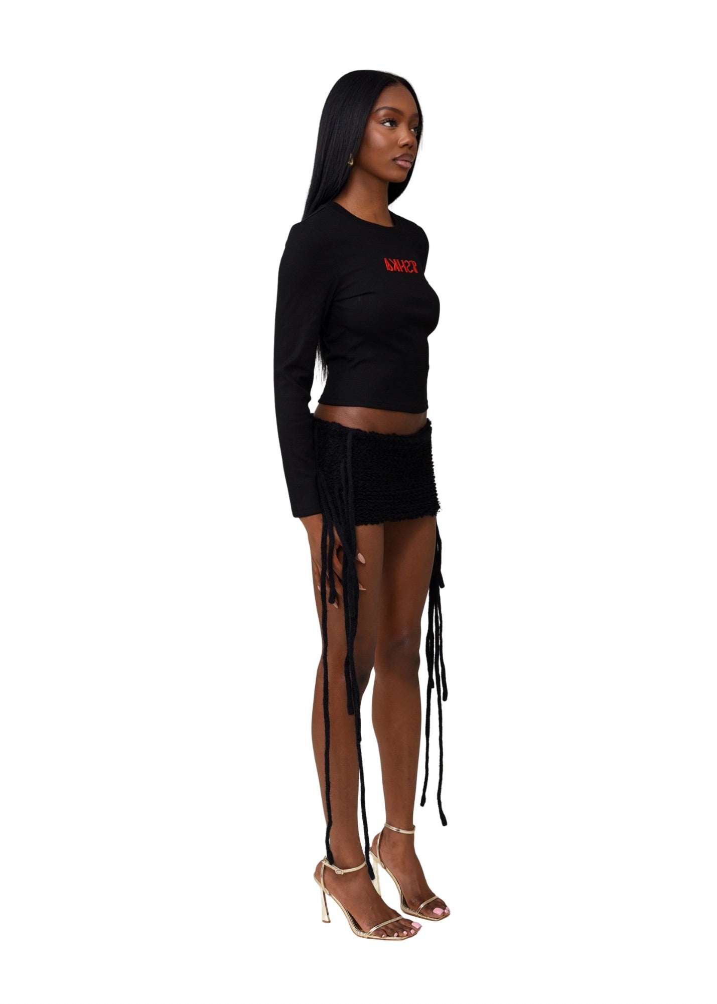 Black & green original top