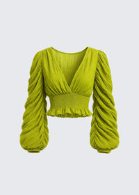 Green amaya top