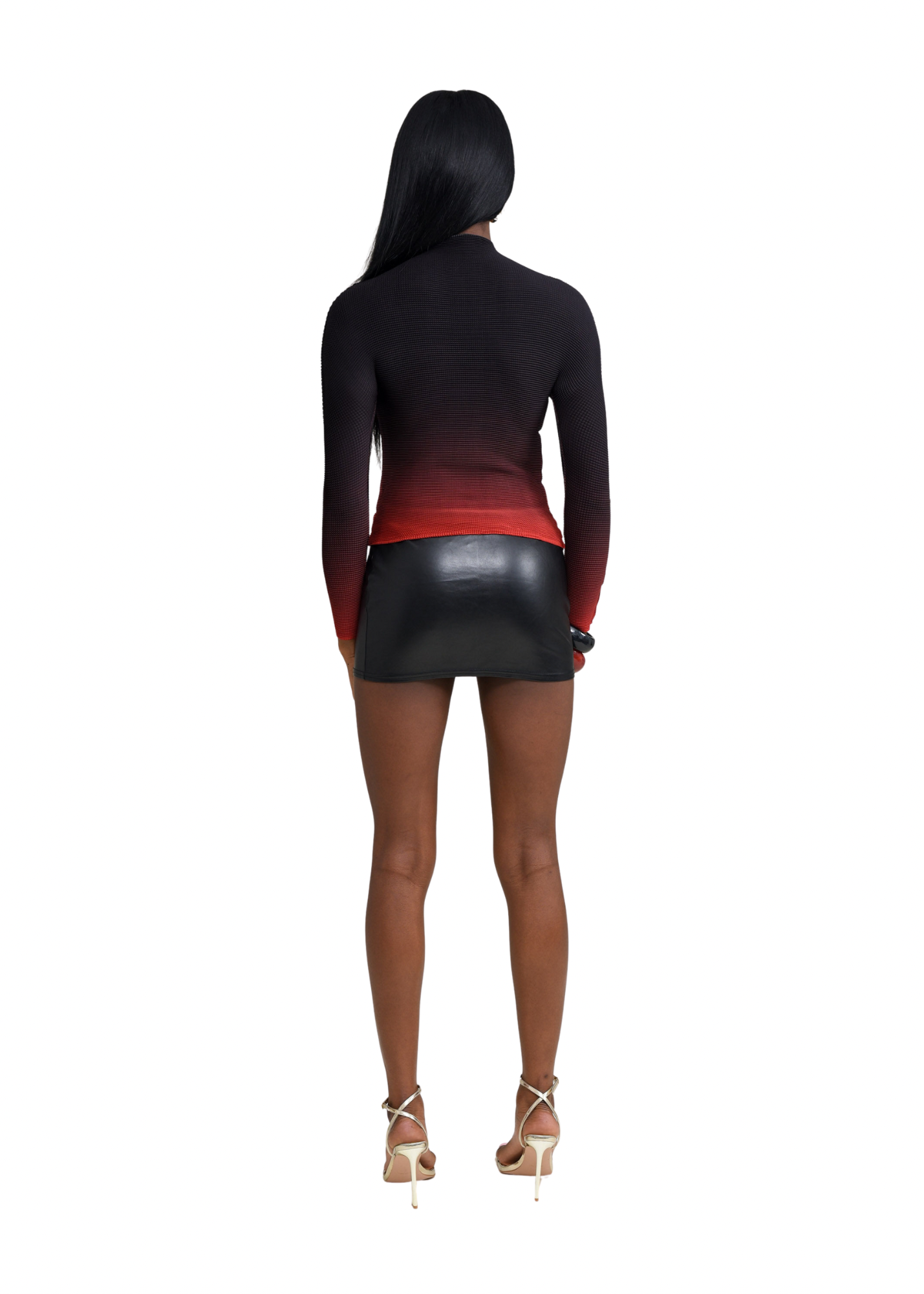 Black widow long-sleeved top