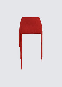 Red marigold skirt