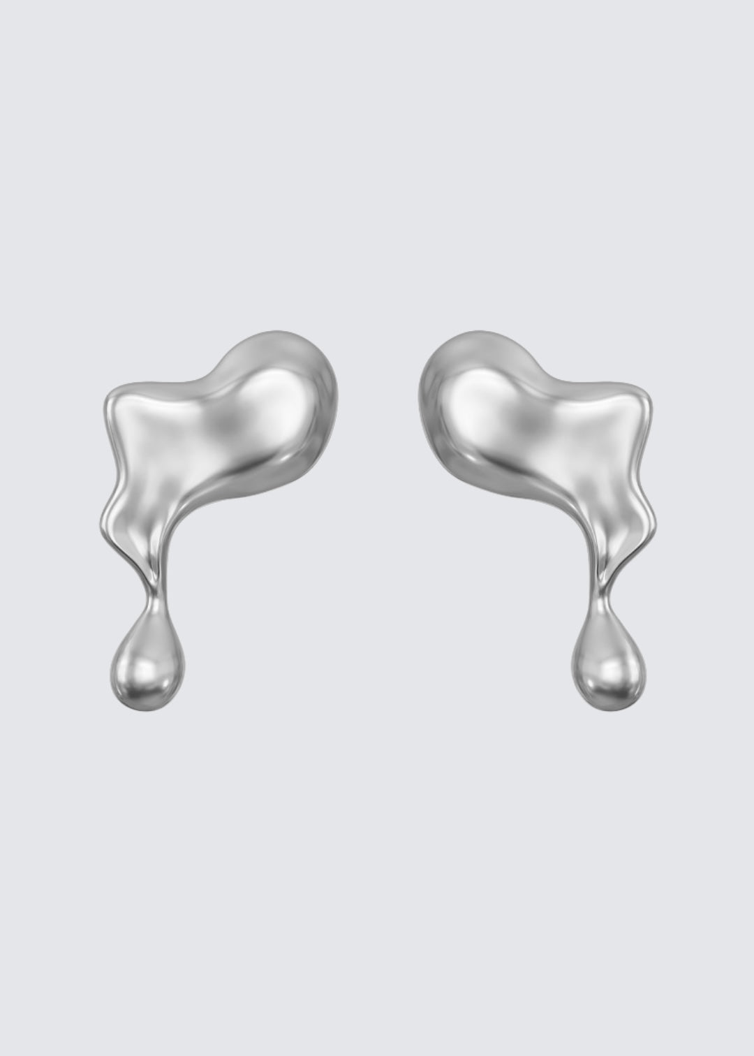 Silver Luna Earrings | Unique Luna Earrings | TSHKA
