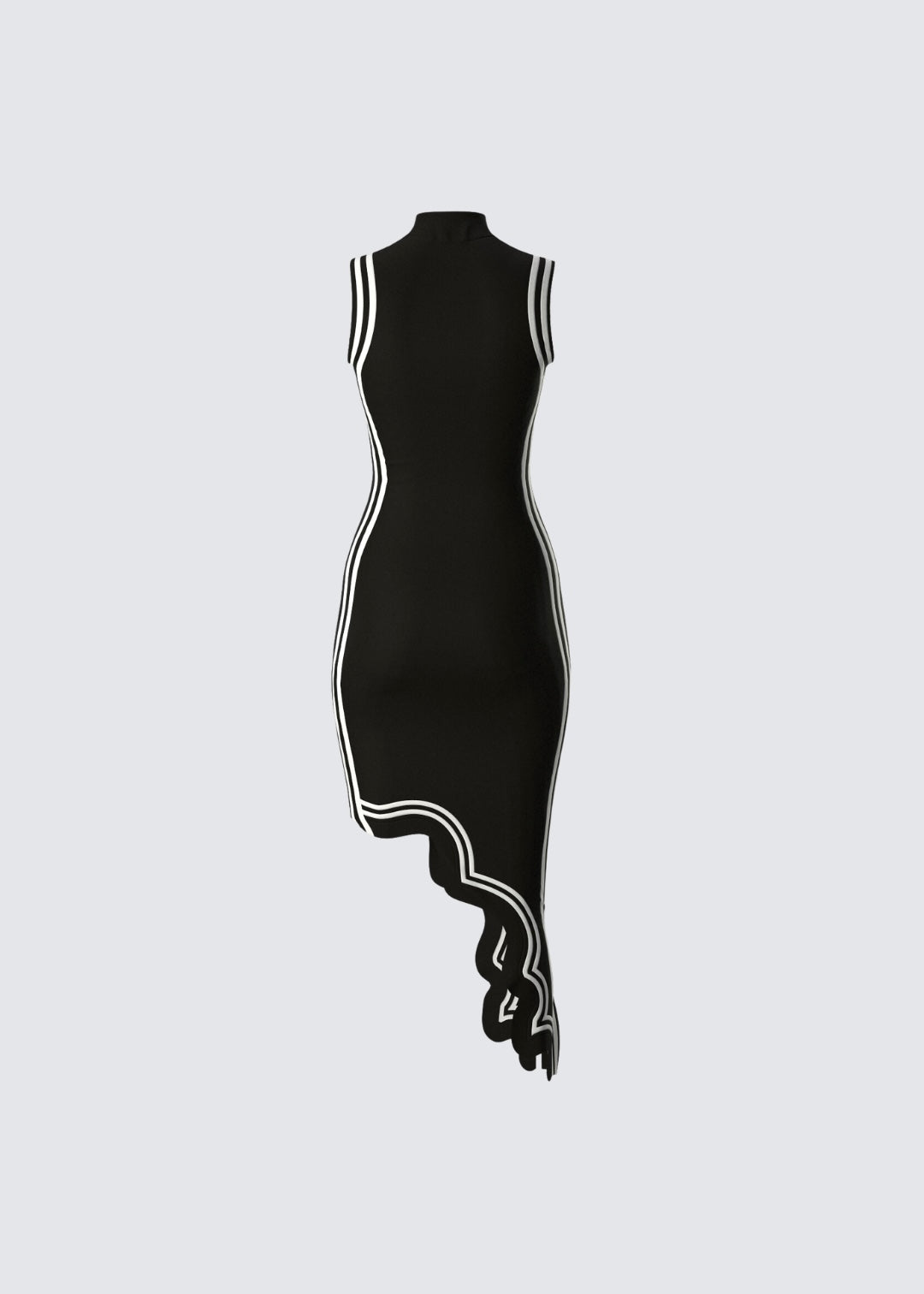 Black Body Con Dress | Fabric Amara Dress | TSHKA